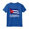 Bandiera Cubana di Cubanita - Maglietta con Testo Cubanita - Regalo Ideale per Famiglia e Amici Amanti della Cultura Cubana