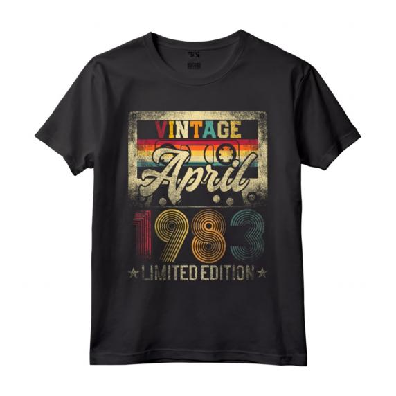 Edizione Limitata Aprile 1983 40° Compleanno Regalo 40 Anni Maglietta - Abbigliamento Vintage Retro per Compleanni di Aprile - Idea Regalo Unica nel suo Genere