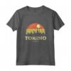 Camicia Vintage Skyline Torino - Maglietta Souvenir della Città di Torino - Ideale come Regalo o Souvenir