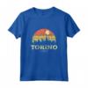 Camicia Vintage Skyline Torino - Maglietta Souvenir della Città di Torino - Ideale come Regalo o Souvenir