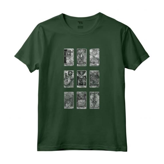 Occult Tarot Card Gothic Grunge - Maglietta Vintage per Appassionati di Stregoneria e Tarocchi - Regalo Unico per Natale o Compleanno
