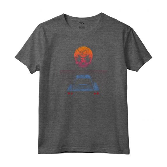 HapTiger 80s Skull Maglietta - Design Synthwave Vintage - Regalo Retro per gli Amanti della Musica degli Anni '80