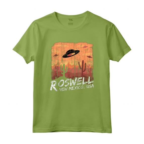 Roswell 1947 Vintage Alien Hunter UFO Rapimento Nuovo Messico T Maglietta - Idea Regalo Unica per Amanti degli Alieni - I Want to Believe
