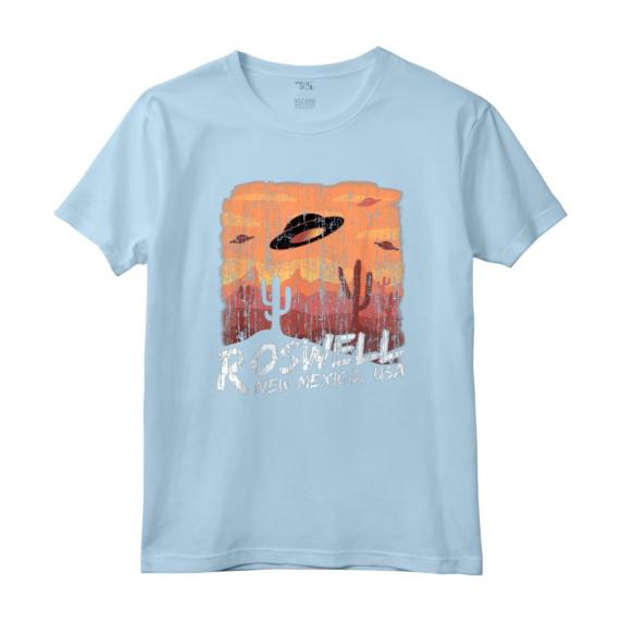 Roswell 1947 Vintage Alien Hunter UFO Rapimento Nuovo Messico T Maglietta - Idea Regalo Unica per Amanti degli Alieni - I Want to Believe