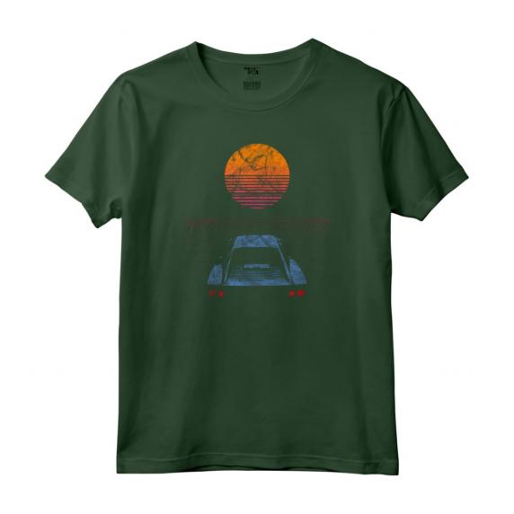 HapTiger 80s 90s Maglietta - Design Synthwave Retrowave Vintage - Regalo Natale Compleanno