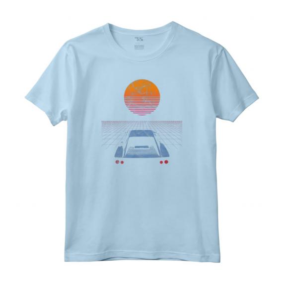 HapTiger 80s 90s Maglietta - Design Synthwave Retrowave Vintage - Regalo Natale Compleanno