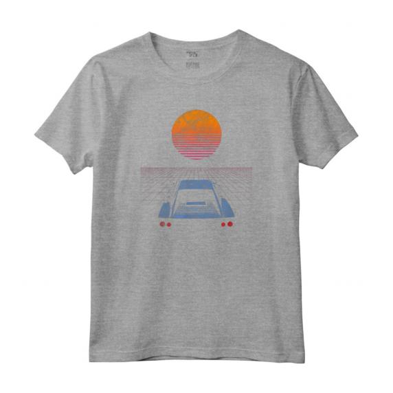 HapTiger 80s 90s Maglietta - Design Synthwave Retrowave Vintage - Regalo Natale Compleanno