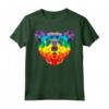 Orso Geometrico LGBT Rainbow Flag Gay Pride Maglietta - Sostegno alla Comunità e Consapevolezza Pride - Acquista Online