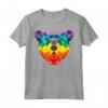 Orso Geometrico LGBT Rainbow Flag Gay Pride Maglietta - Sostegno alla Comunità e Consapevolezza Pride - Acquista Online