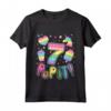 Bambino Pop It 7° Compleanno Ragazza Ragazzi - Fidget Maglietta Colorata per Bambini di 7 Anni - Ideale per Regali di Compleanno