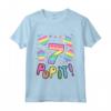 Bambino Pop It 7° Compleanno Ragazza Ragazzi - Fidget Maglietta Colorata per Bambini di 7 Anni - Ideale per Regali di Compleanno