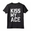 Divertente Pallavolo Kiss My Ace - Maglietta per Amanti della Pallavolo - Regalo Perfetto per Familiari Vegani o Vegetariani