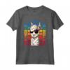 No Probllama - Lama con Occhiali da Sole - Maglietta Vintage Retro per Amanti degli Lama e Alpaca - Regalo Divertente per Compleanno e Natale