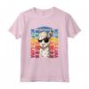 No Probllama - Lama con Occhiali da Sole - Maglietta Vintage Retro per Amanti degli Lama e Alpaca - Regalo Divertente per Compleanno e Natale