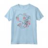 HapTiger Tangled Rapunzel Floral Color Splash Maglietta - Official Disney Apparel for Fans - 17PRIN00838A-001 Included