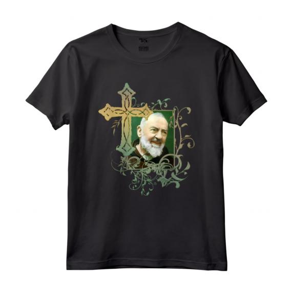 Croce di Preghiera di San Padre Pio - Maglietta Vintage per Cattolici Devoti - Ideale per Regali Religiosi
