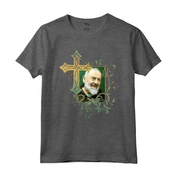 Croce di Preghiera di San Padre Pio - Maglietta Vintage per Cattolici Devoti - Ideale per Regali Religiosi