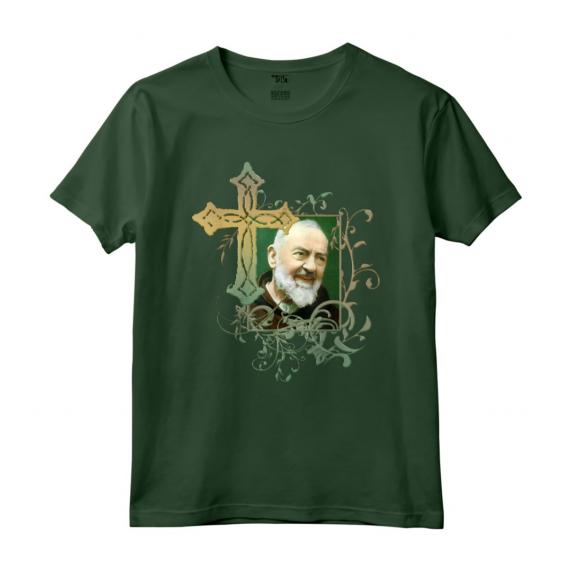 Croce di Preghiera di San Padre Pio - Maglietta Vintage per Cattolici Devoti - Ideale per Regali Religiosi