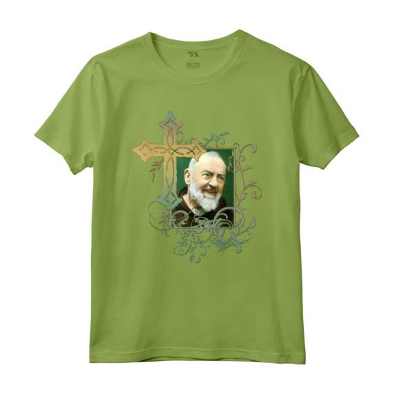 Croce di Preghiera di San Padre Pio - Maglietta Vintage per Cattolici Devoti - Ideale per Regali Religiosi