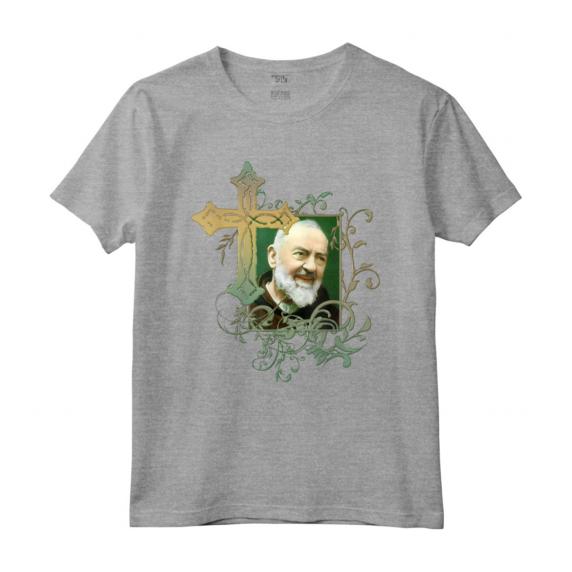 Croce di Preghiera di San Padre Pio - Maglietta Vintage per Cattolici Devoti - Ideale per Regali Religiosi