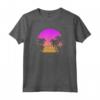 Palme degli anni '80 retrò Vaporwave Outrun Art Sunset Beach Maglietta - Stile vaporwave e synthwave anni '80