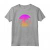Palme degli anni '80 retrò Vaporwave Outrun Art Sunset Beach Maglietta - Stile vaporwave e synthwave anni '80
