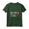 DC Supergirl Logo Fumetto Striscia Maglietta con Collo a V - Maglietta Ufficiale Supereroi DC Comics per Fan - Regalo Compleanno Fumetti