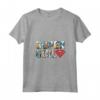 DC Supergirl Logo Fumetto Striscia Maglietta con Collo a V - Maglietta Ufficiale Supereroi DC Comics per Fan - Regalo Compleanno Fumetti