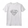 Logo DC Comics Superman Invecchiato Canotta - Maglietta Esclusiva con Licenza Ufficiale per Fan di Superman e DC Comics