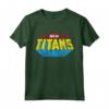 DC Teen Titans Logo Nuovo Distressed Maglietta - Maglietta con Logo DC Comics per Veri Fan di Batman, Superman e Wonder Woman