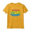 DC Teen Titans Logo Nuovo Distressed Maglietta - Maglietta con Logo DC Comics per Veri Fan di Batman, Superman e Wonder Woman