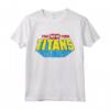 DC Teen Titans Logo Nuovo Distressed Maglietta - Maglietta con Logo DC Comics per Veri Fan di Batman, Superman e Wonder Woman