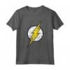 Logo DC Flash Moderno Invecchiato - Maglietta con Licenza Ufficiale per Fan di Batman Superman Wonder Woman - Ideale per Regali e Fandom