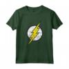 Logo DC Flash Moderno Invecchiato - Maglietta con Licenza Ufficiale per Fan di Batman Superman Wonder Woman - Ideale per Regali e Fandom