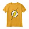 Logo DC Flash Moderno Invecchiato - Maglietta con Licenza Ufficiale per Fan di Batman Superman Wonder Woman - Ideale per Regali e Fandom