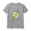 Logo DC Flash Moderno Invecchiato - Maglietta con Licenza Ufficiale per Fan di Batman Superman Wonder Woman - Ideale per Regali e Fandom