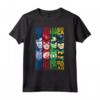 DC Justice League Spogliato Maglietta - Magliette Supereroi DC con Licenza Ufficiale - Regalo Perfetto per Fan di Batman Superman Wonder Woman