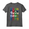 DC Justice League Spogliato Maglietta - Magliette Supereroi DC con Licenza Ufficiale - Regalo Perfetto per Fan di Batman Superman Wonder Woman