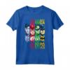 DC Justice League Spogliato Maglietta - Magliette Supereroi DC con Licenza Ufficiale - Regalo Perfetto per Fan di Batman Superman Wonder Woman