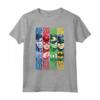 DC Justice League Spogliato Maglietta - Magliette Supereroi DC con Licenza Ufficiale - Regalo Perfetto per Fan di Batman Superman Wonder Woman