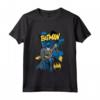 Bambino DC Kids Batman accovacciato - Maglietta con Licenza Ufficiale DC Comics per Veri Fan - Ideale come Regalo per Compleanni o Vacanze