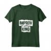Donna Apri Mic Comico Stand Up Commedia Improv Re Maglietta con Collo a V - T-shirt Leggera per Amanti della Comicità Improvvisata