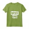 Donna Apri Mic Comico Stand Up Commedia Improv Re Maglietta con Collo a V - T-shirt Leggera per Amanti della Comicità Improvvisata