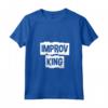 Donna Apri Mic Comico Stand Up Commedia Improv Re Maglietta con Collo a V - T-shirt Leggera per Amanti della Comicità Improvvisata