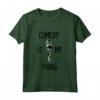 La Commedia è la Mia Cosa Divertente - Maglia a Manica con Scherzi e Citazioni Divertenti - Regalo Novità per Compleanno e Natale