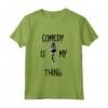 La Commedia è la Mia Cosa Divertente - Maglia a Manica con Scherzi e Citazioni Divertenti - Regalo Novità per Compleanno e Natale