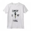 La Commedia è la Mia Cosa Divertente - Maglia a Manica con Scherzi e Citazioni Divertenti - Regalo Novità per Compleanno e Natale