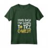 Donna Stand Back - Joking Maglietta con Collo a V per gli Amanti del Cabaret e della Commedia - Ideale per Performer Comici