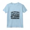Donna Commedia Stand Up Citazione Divertente - Scatena la mia Personalità Comica T-shirt con Collo a V - Ideale per Amanti della Commedia