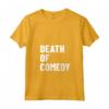 Donna Camicia della Morte della Commedia - Divertente Commedia in Piedi Maglietta con Collo a V per Artisti di Varietà e Comici - Ideale per Spettacoli e Open Mic